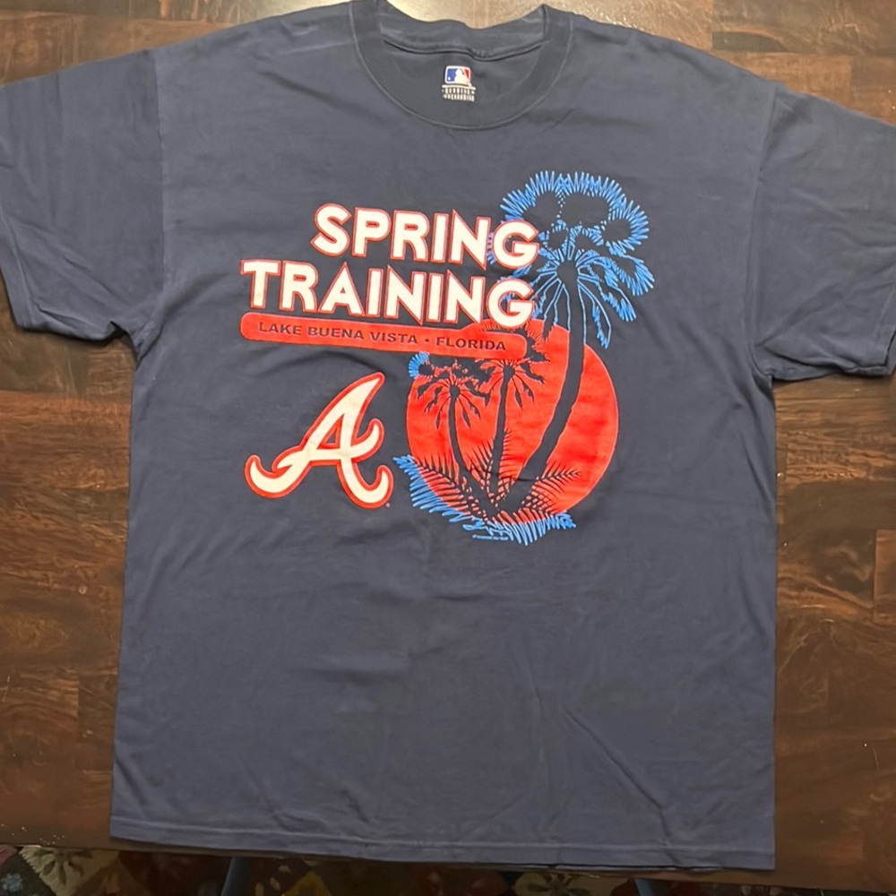 Atlanta Braves Baseball Spring Training T-Shirt MLB, Sz L